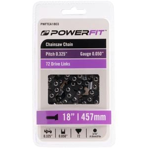 PowerFit 18" 0.325" 72DL 0.050" Gauge Chainsaw Chain