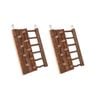 2 X Yes4pets Natural Wooden Hamster Guinea Pig Rat Mini Rabbit Climbing Wall Ladder Garden Decor