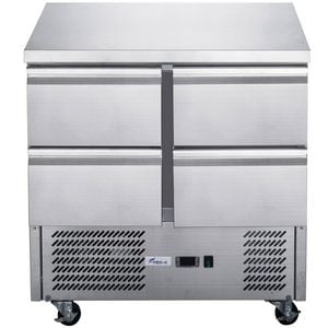 FED-X Four Drawer Compact Workbench Fridge - XGNS900-4D