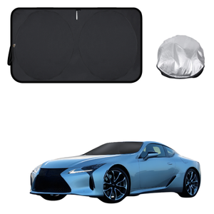 Front Windscreen Sun Shade for Lexus LC 2018 - Current - Standard 150 x 85 cm - Black