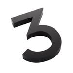 Sandleford 100mm Black Edge House Number 3