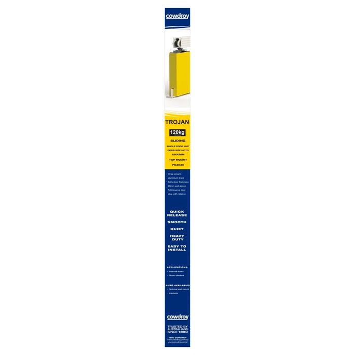 Cowdroy 3m Trojan Sliding Packaged Set for Single Doors