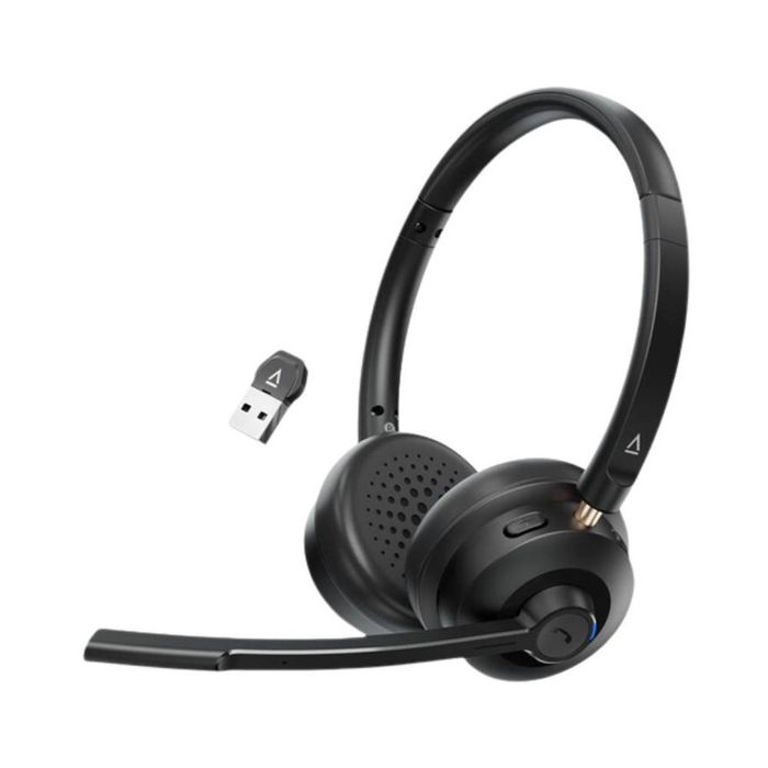 Creative Chat Wireless Headset Bluetooth And Usb Receiver With Noise Cancelling Mic