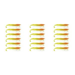 3x 6PK 3In Rapala Crush City The Imposter Plastic Prawn Lures - Neon Yabbie
