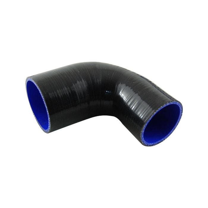 Takashi Silicone Hose Black 90 Degree Reducing Elbow 3" To 2.5" (76-63mm) Turbo