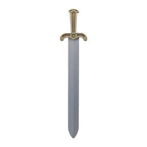 Roman Sword for Kids and Adults Gladiator Costume Weapon Accessory Prop - Silver, One-Size