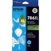 Epson Genuine Original Epson 786XL Cyan Ink Cartridge Toner High Capacity T787292