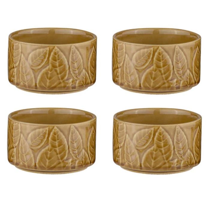 4pc Ladelle Heath Caramel Ramekin