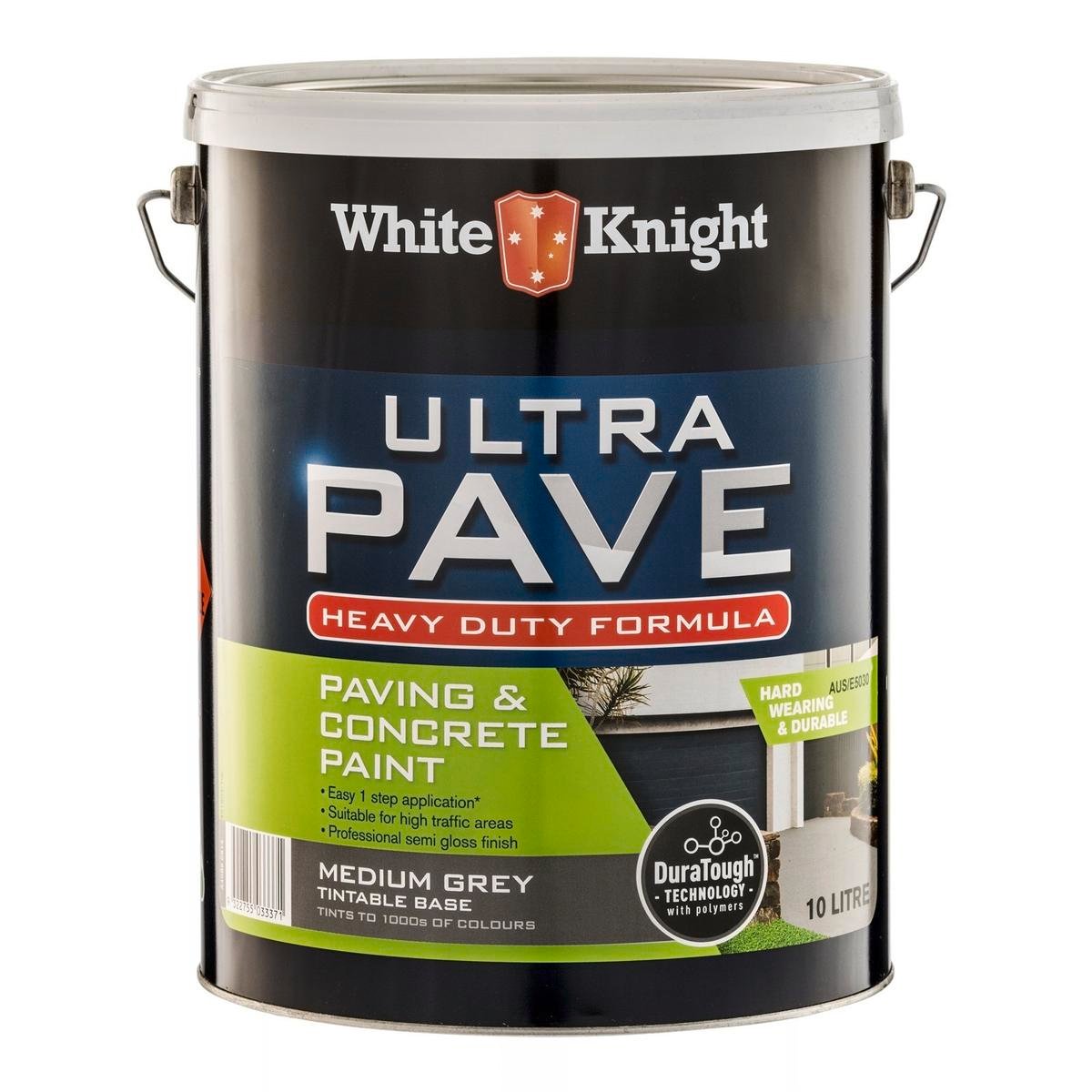 White Knight 10L Medium Grey Ultra Pave Heavy Duty Paving Paint - Bunnings  New Zealand