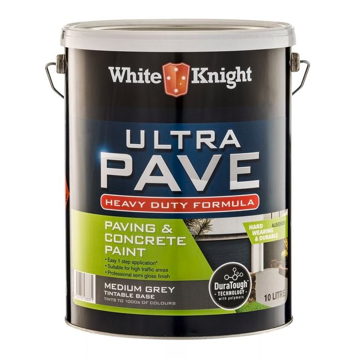 White Knight 10L Medium Grey Ultra Pave Heavy Duty Paving Paint