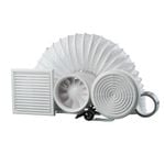 Blauberg 150mm DUCTO Ultra Quiet Inline Exhaust Fan Kit