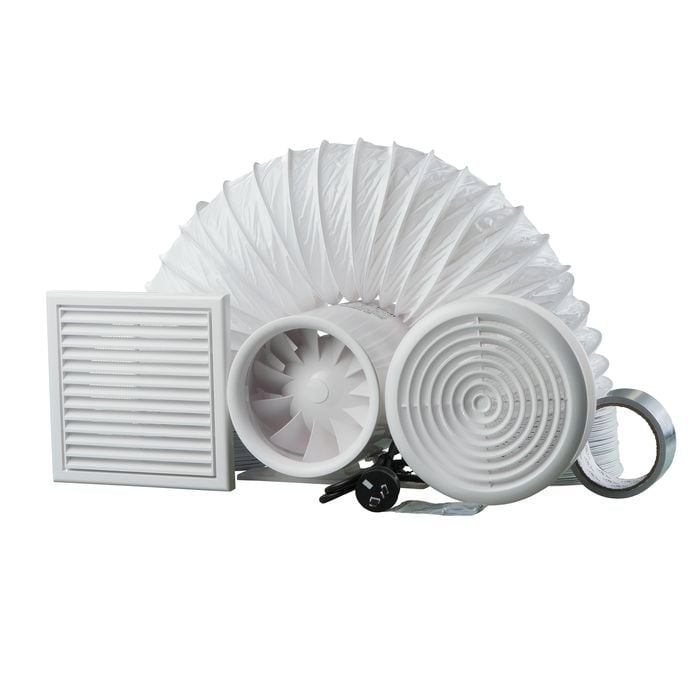 Blauberg 150mm DUCTO Ultra Quiet Inline Exhaust Fan Kit