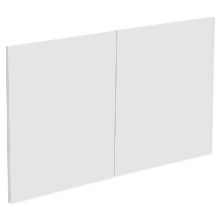 Kaboodle 900mm Coconut Milk Modern Medium Rangehood Doors - 2 Pack