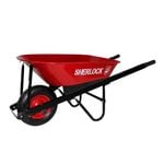 Sherlock 80L Home Use Steel Tray Wheelbarrow