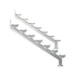 Galintel 7 Tread Heavy Duty Galvanised Steel Stair Stringer - 2 Pack