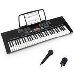 Costway 61-Key Electronic Keyboard Portable Digital Piano w/Music Stand