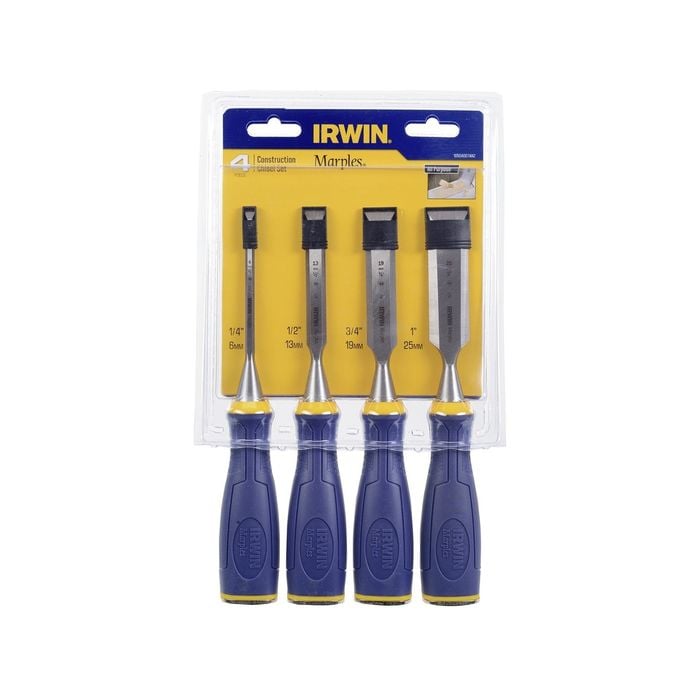 Irwin 4 Piece Marples Butt Chisel Set With Strike Cap