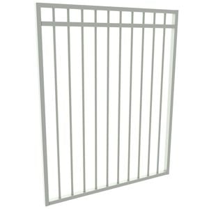 ProtectorAl 975 x 1200mm Surfmist Aluminium DTR All Up Pool Gate