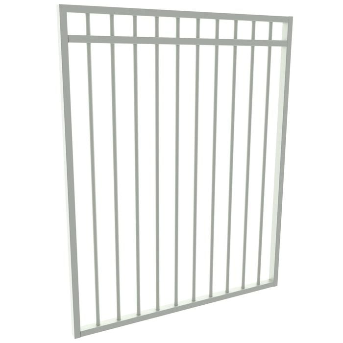 ProtectorAl 975 x 1200mm Surfmist Aluminium DTR All Up Pool Gate