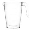 Olympia Kristallon Polycarbonate Stacking Jug Clear 1ltr