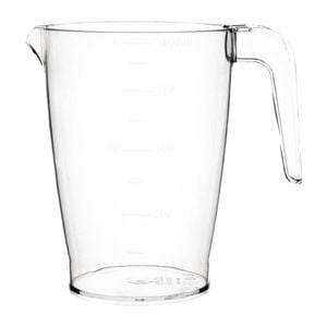 Olympia Kristallon Polycarbonate Stacking Jug Clear 1ltr