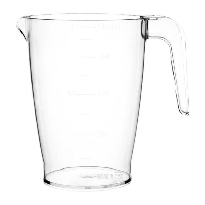 Olympia Kristallon Polycarbonate Stacking Jug Clear 1ltr