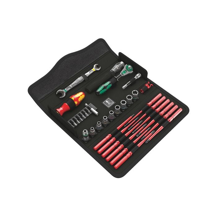 WERA 35 Piece Kraftform Kompakt W1 Maintenance Set