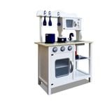 Keezi 18 Piece Kids Kitchen Play Set - White