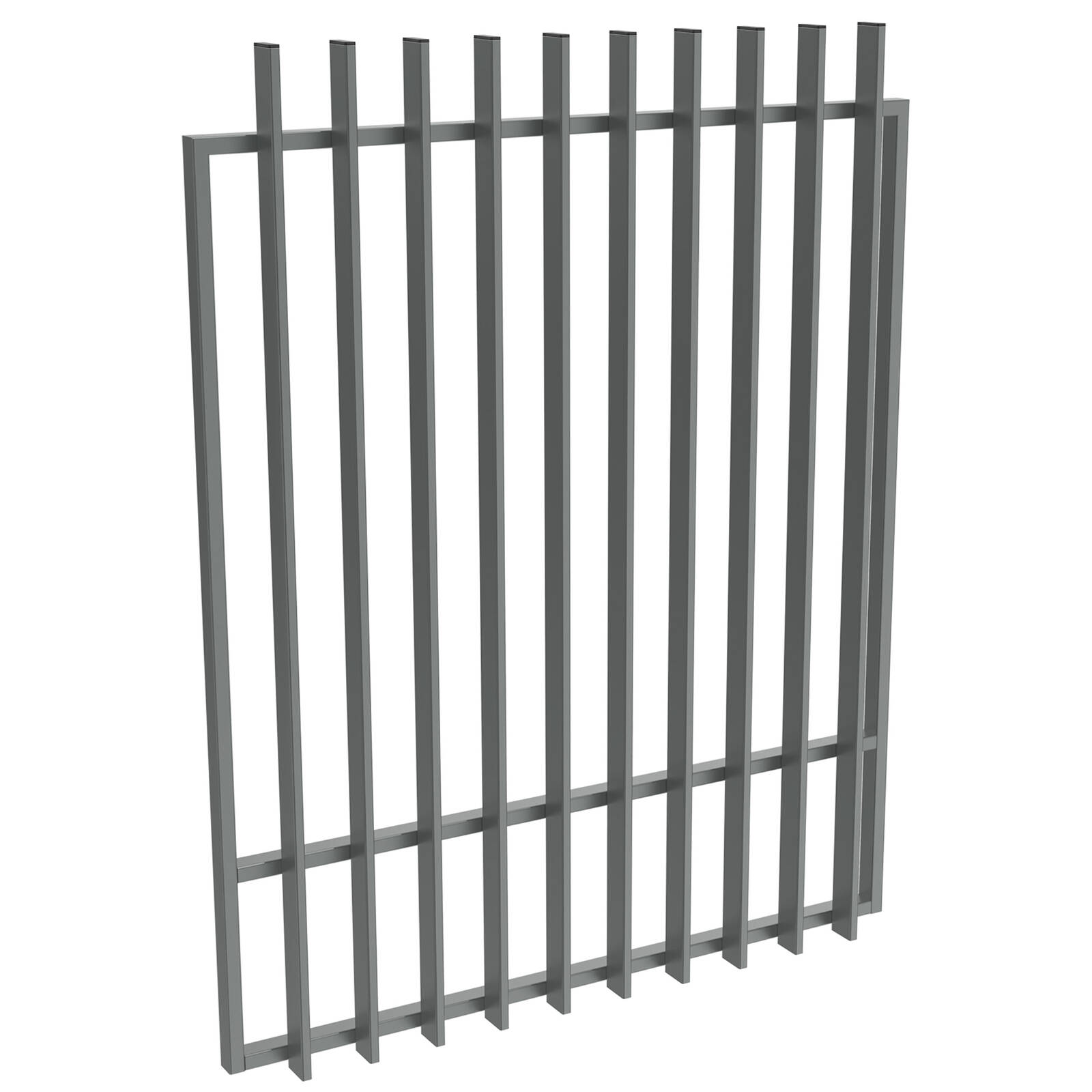 ProtectorAl 800-1200W x 1800H Pale Eucalypt Aluminium Radiator Pool Gate thumbnail 2