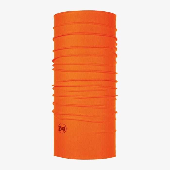 BUFF Safety CoolNet UV Multifunctional Neckwear - Solid Orange Fluor