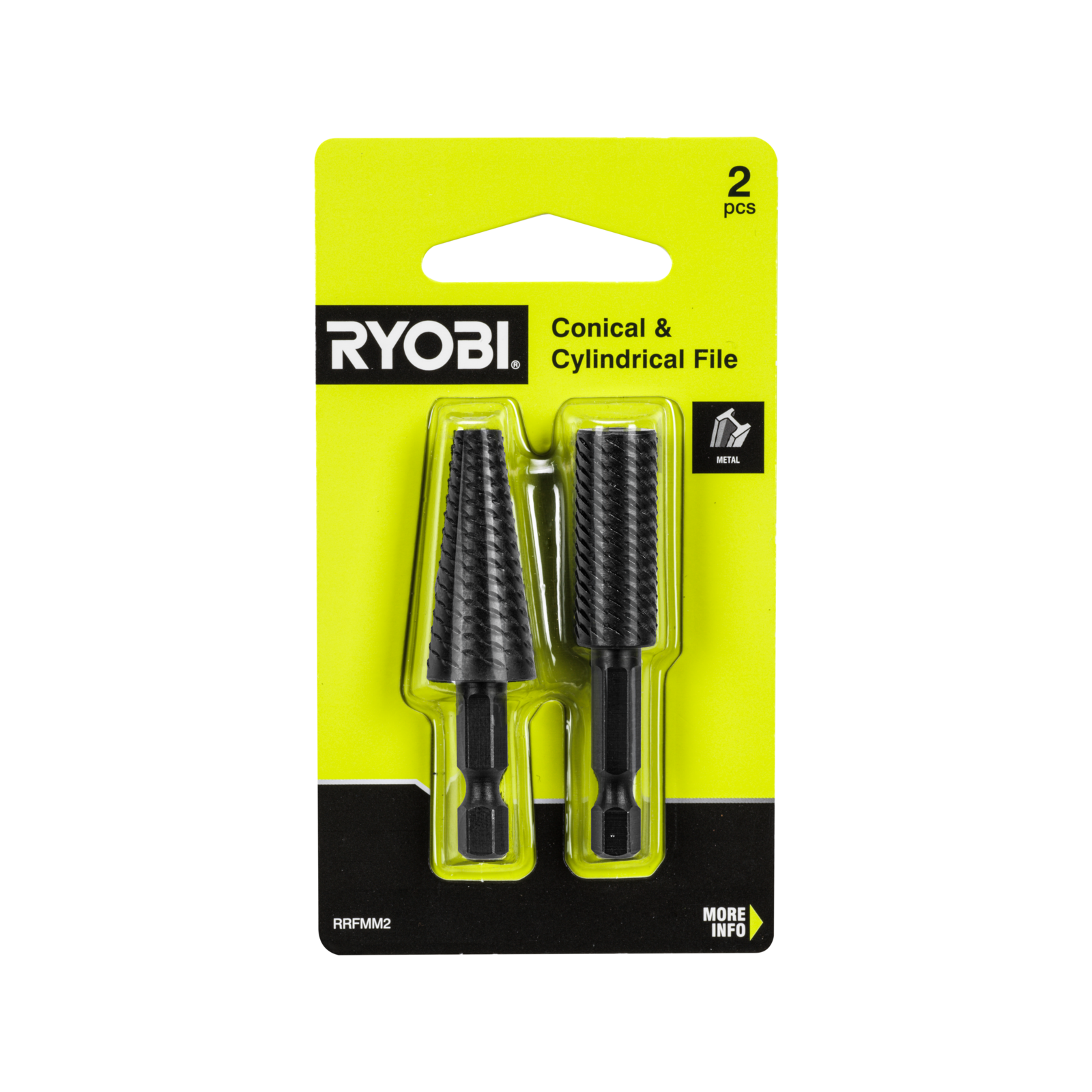Ryobi 2 Piece Mixed Metal Rotary File Set Bunnings Australia
