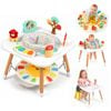 Advwin 4-in-1 Kids Activity Center Kids Bouncer Activity Table Sensory Toys  Learning Table