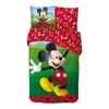 Disney Mickey Mouse Garden Cotton Quilt Cover Set - Single Bed Size