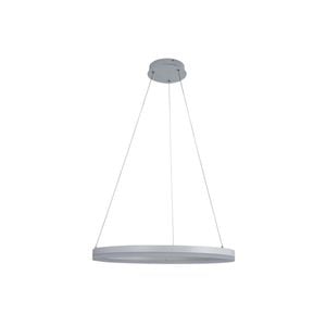 Oriel Lighting Cronus Modern Tricolour LED Halo Pendant Light White 60cm