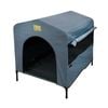 Fido and Fletch Large Grey Dog Kennel Canvas
