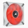 Corsair Ml Elite Series, Ml120 Led Elite White, 120mm Magnetic Levitation Red Led Fan With Airguide, Single Pack(ls)