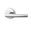 Lockwood 63mm Satin Chrome Pearl Velocity Spire Passage Leverset