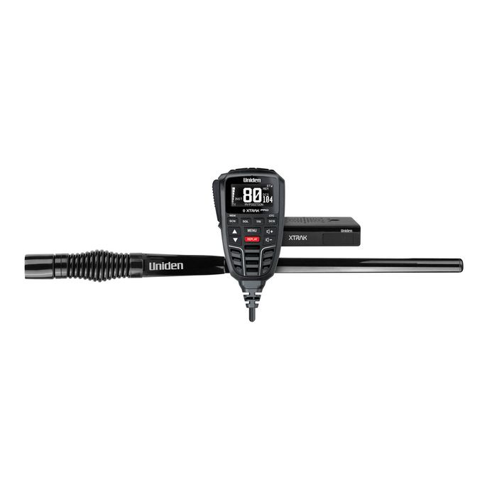 Uniden XTRAK 80 PRO 4x4 Pack - Smart UHF Radio with Large OLED Display and Location Sharing