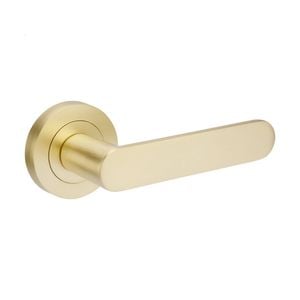 Zanda 65mm Satin Brass Duke Dummy Set Non Handed