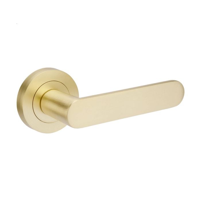 Zanda 65mm Satin Brass Duke Dummy Set Non Handed