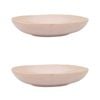 2PK Ecology Reactive Glaze Stoneware Ottawa Shallow Bowl 28 x 5cm Pink Salt