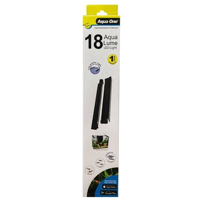 AquaLume 7 Watts 18cm LED Aquarium Light by Aqua One