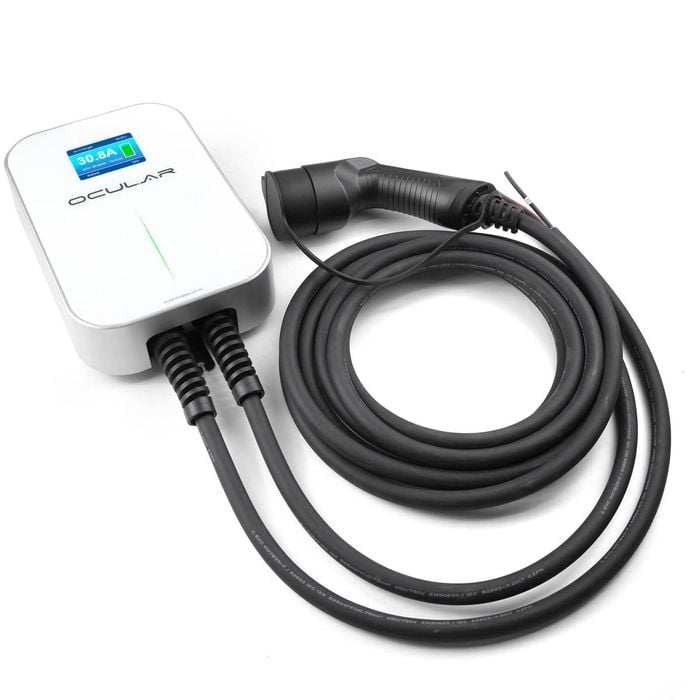 Ocular LTE Plus Single Phase 7kW - w/ Type 2 6m Cables and APP