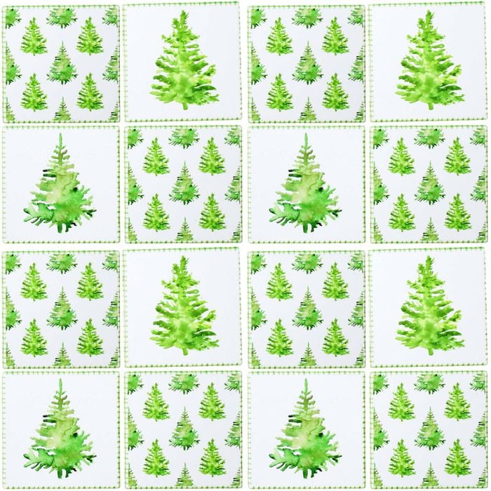 4x 4pc LVD Coasters Pine Trees Decorative Barware/Serveware Home Kitchen