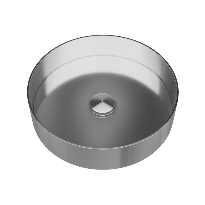 Gareth Ashton 375mm x 90mm Stainless Steel Round Abey Basin