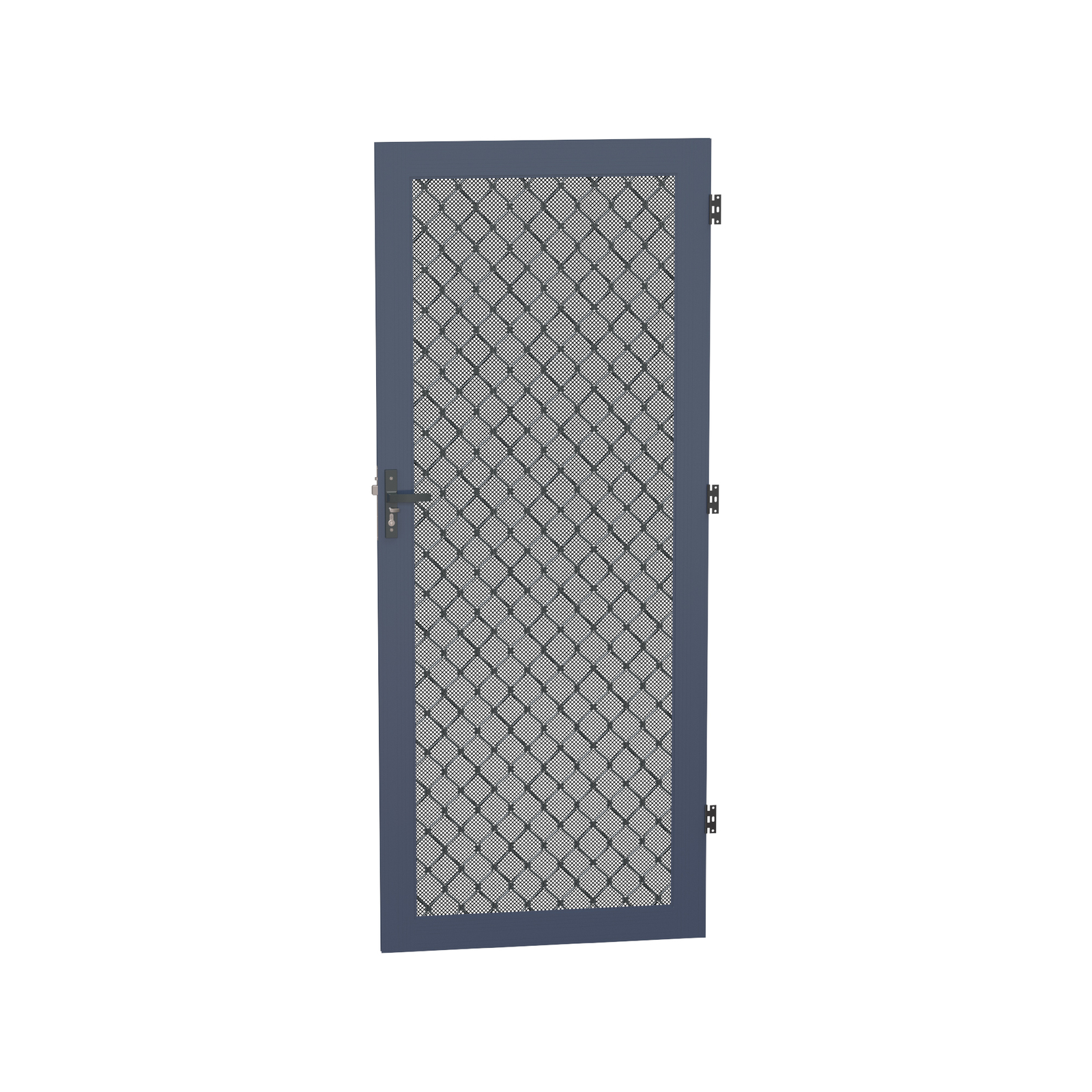 ProtectorAl Between 798-848 Wide and 2030-2070 High by 19mm Thick Deep Ocean Aluminium Grille Screen Door product image