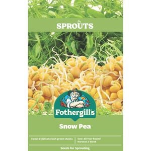 Fothergills Sprouts Alive Snow Pea Seeds