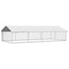 vidaXL Outdoor Dog Kennel with Roof Backyard Dog House Cage Puppy Pet Supply 600x300x150 cm