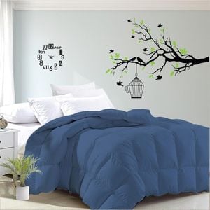 Luxor King Blue Aus Made Summer Soft Bamboo Blend Quilt
