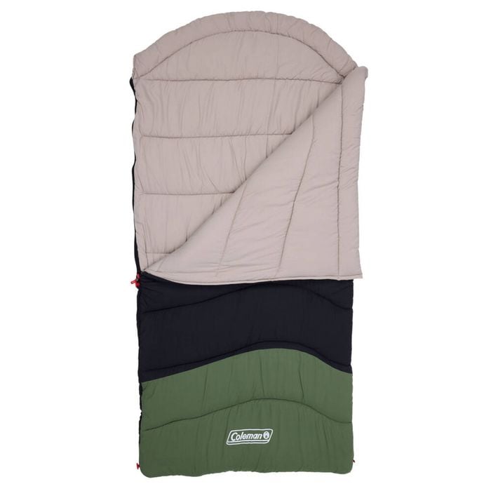 Coleman Sleeping Bag Mudgee –5 °C Tall/Extra Length 225x80cm Green and Black